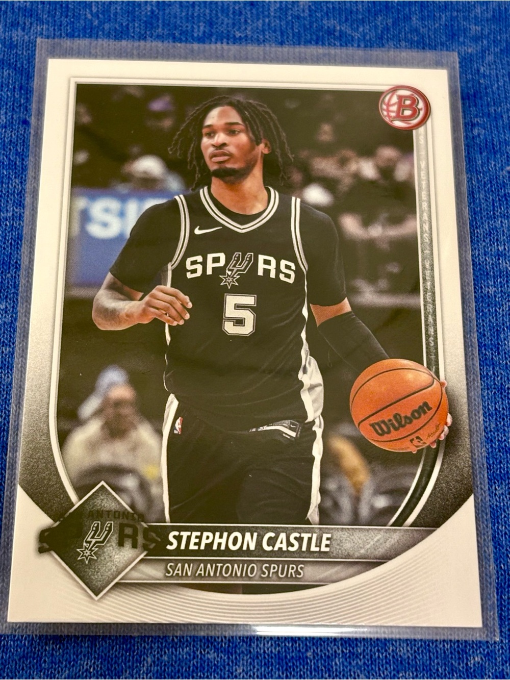 Stephon Castle 2025-26 Bowman Basketball #145 San Antonio Spurs